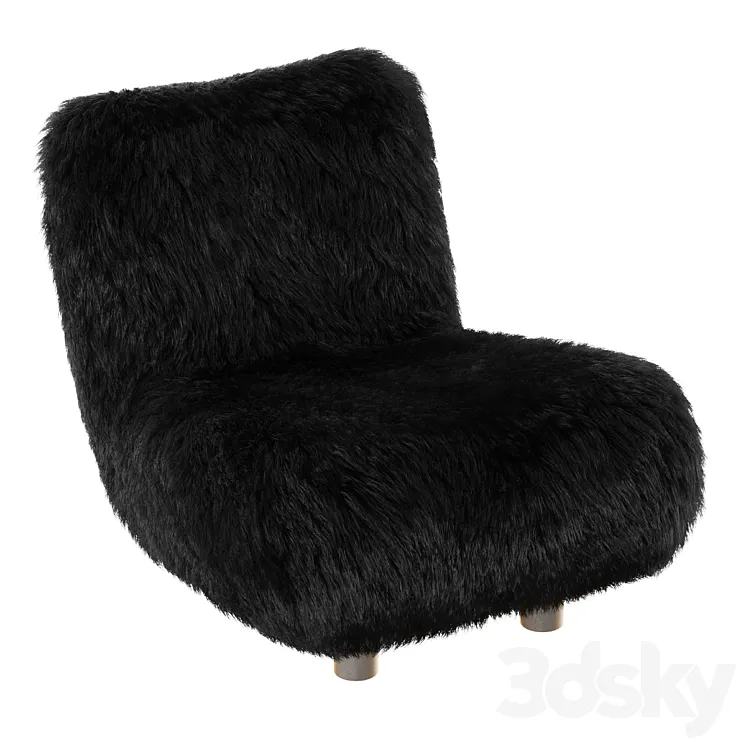 Konichin Chair Fur 3DS Max Model
