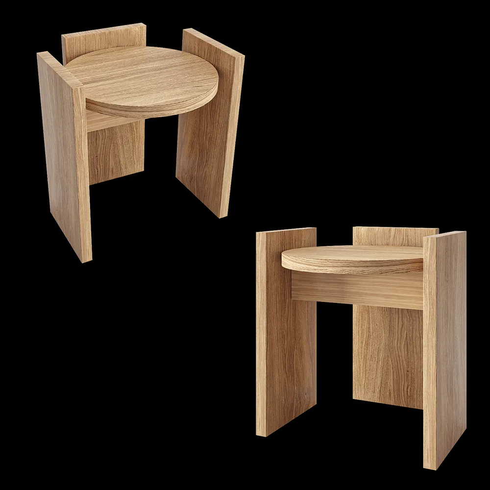 Konos Studio – Stool SQR 3ds Max