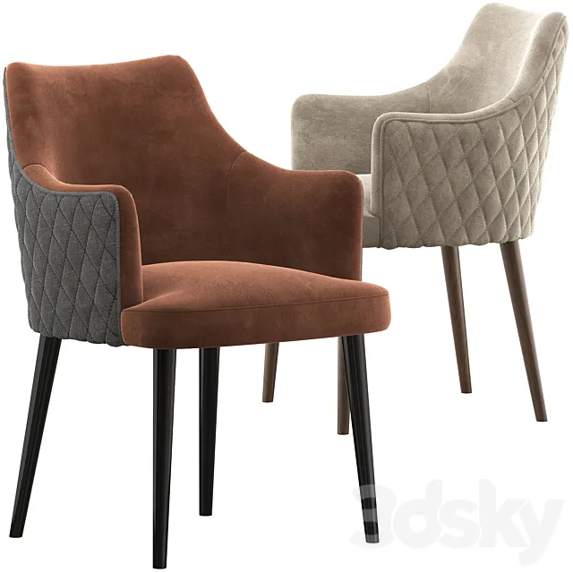 Konyshev Wing Chair 3ds Max