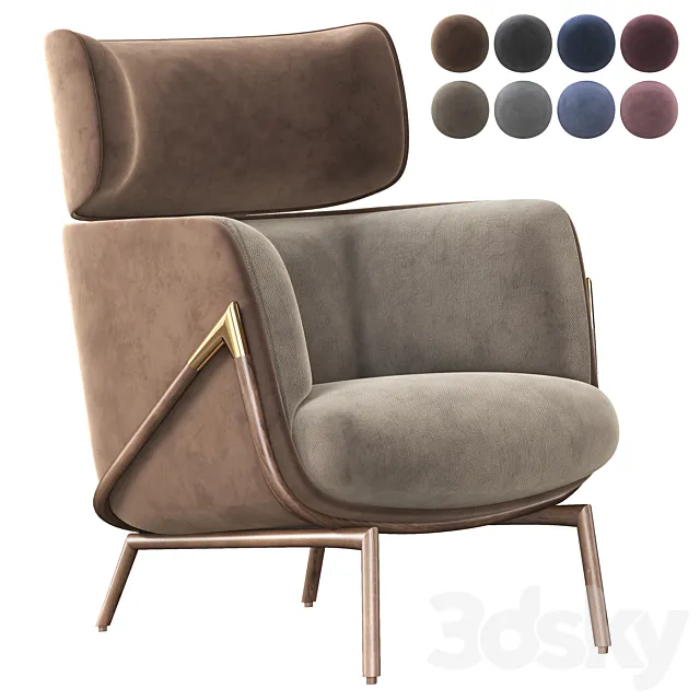 Kooku Elysia Lounge Chair 3ds Max