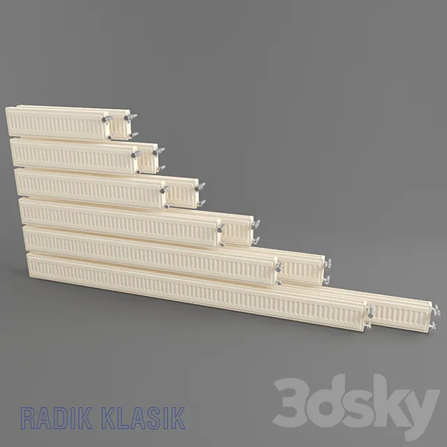 KORADO RADIK KLASIK type 20 height 200mm 3DS Max Model