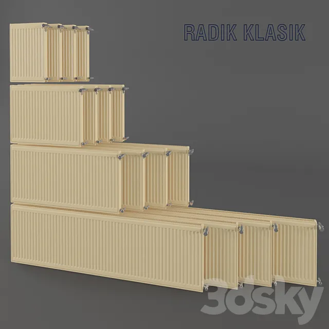 KORADO RADIK KLASIK type 20 height 600mm 3DS Max Model