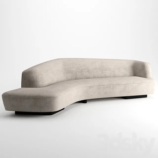 Korduda Sofa by Vladimir Kagan 3ds Max