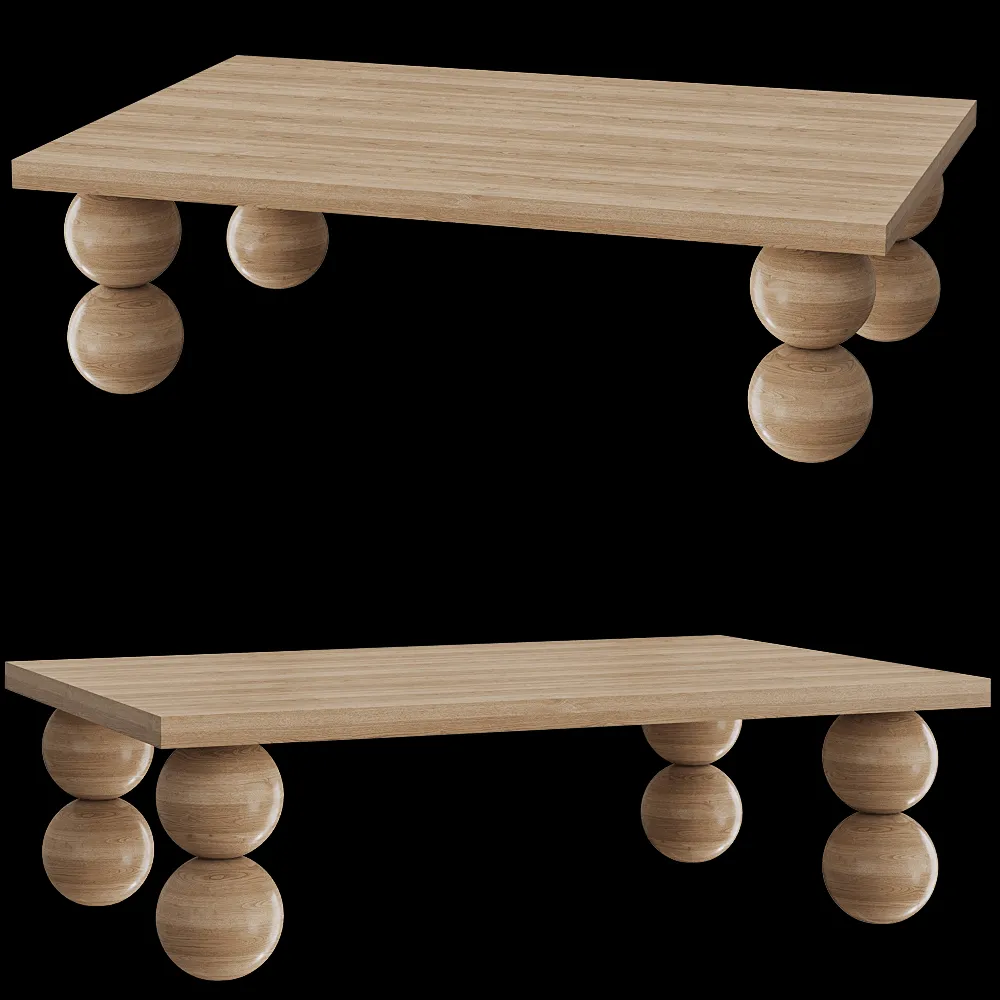 KOS Studio  – Coffee table Balls 8 3ds Max
