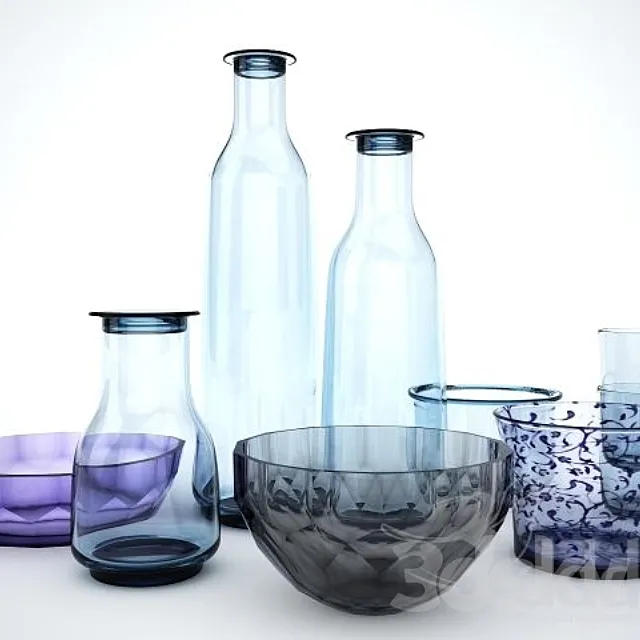 Kosta Boda glass decoration 3ds Max