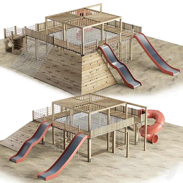 KPG KidsPlayGround 3DS Max Model