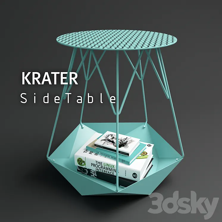 KRATER Side Table by Levantin Design 3DS Max
