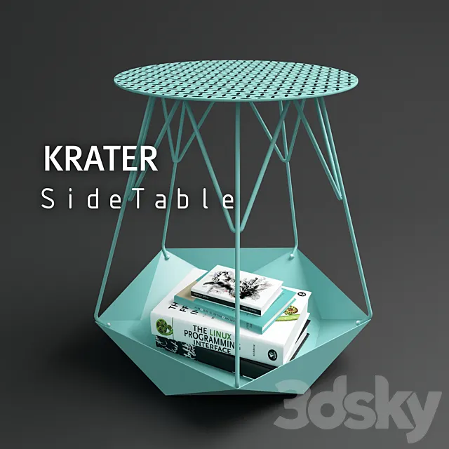 KRATER Side Table by Levantin Design 3DSMax File