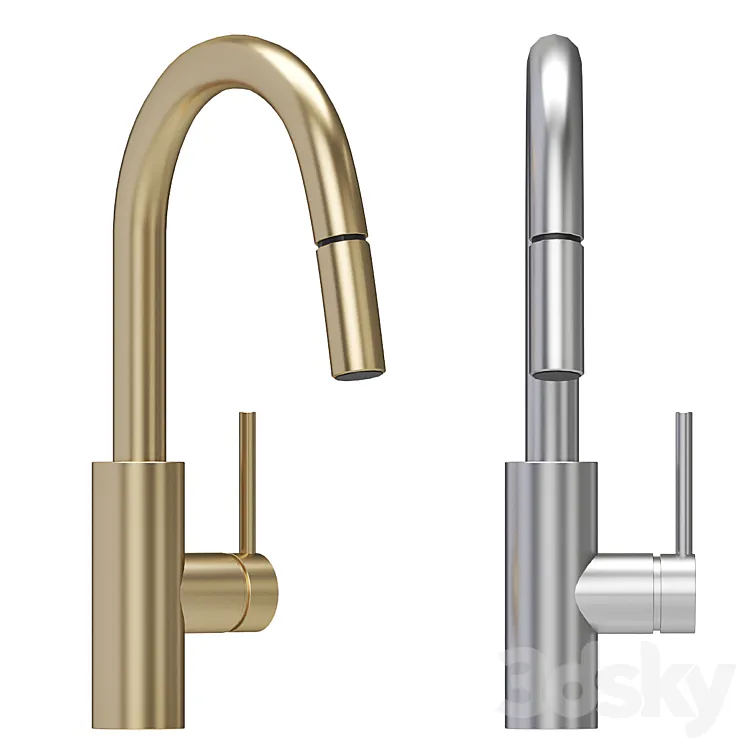 Kraus KPF 2620CH Oletto Single Handle Kitchen Faucet 3DS Max