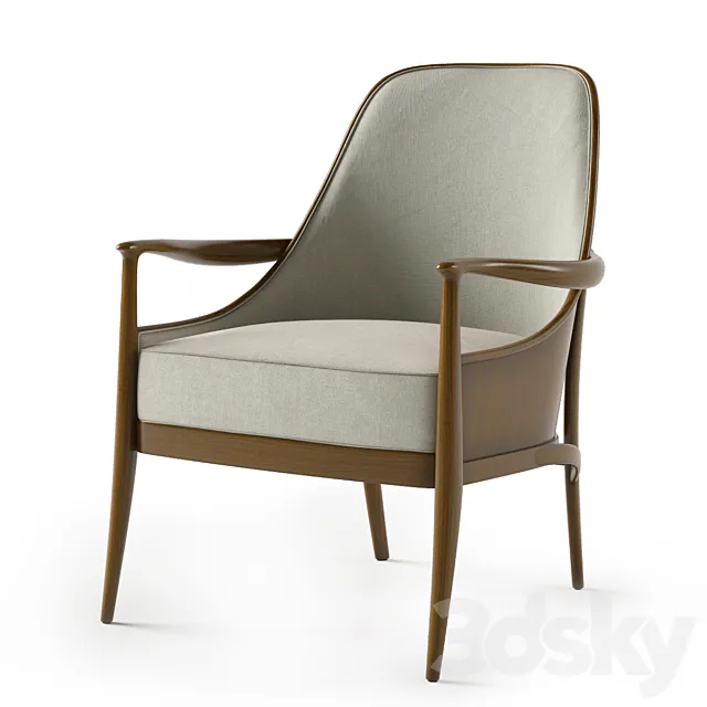 Kravet Copenhagen Lounge Chair 3ds Max