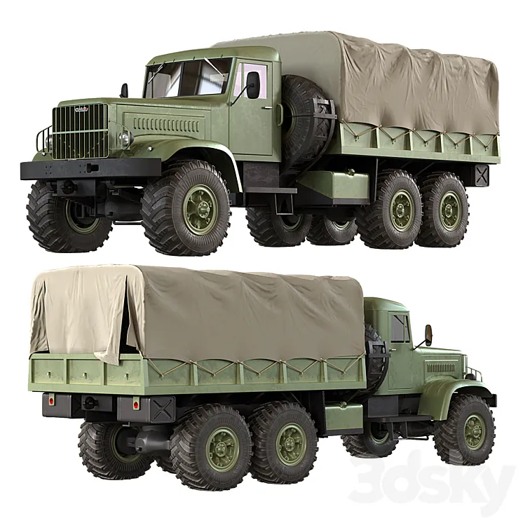 KrAZ-214 3DS Max