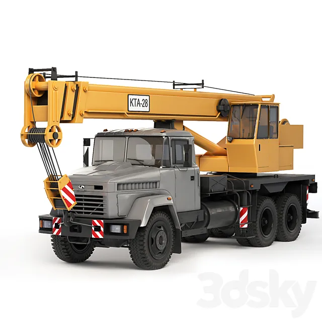KrAZ 65053 KTA-28 2008 3ds Max