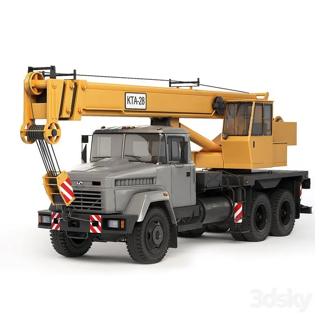 KrAZ 65053 KTA-28 2008 3dsMax Model
