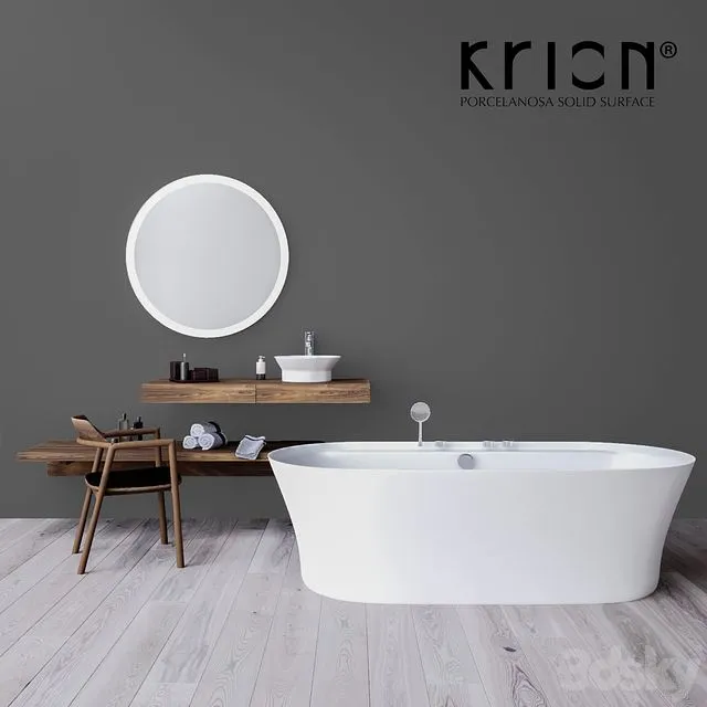 Krion Tono Bathroom set 3dsMax Model
