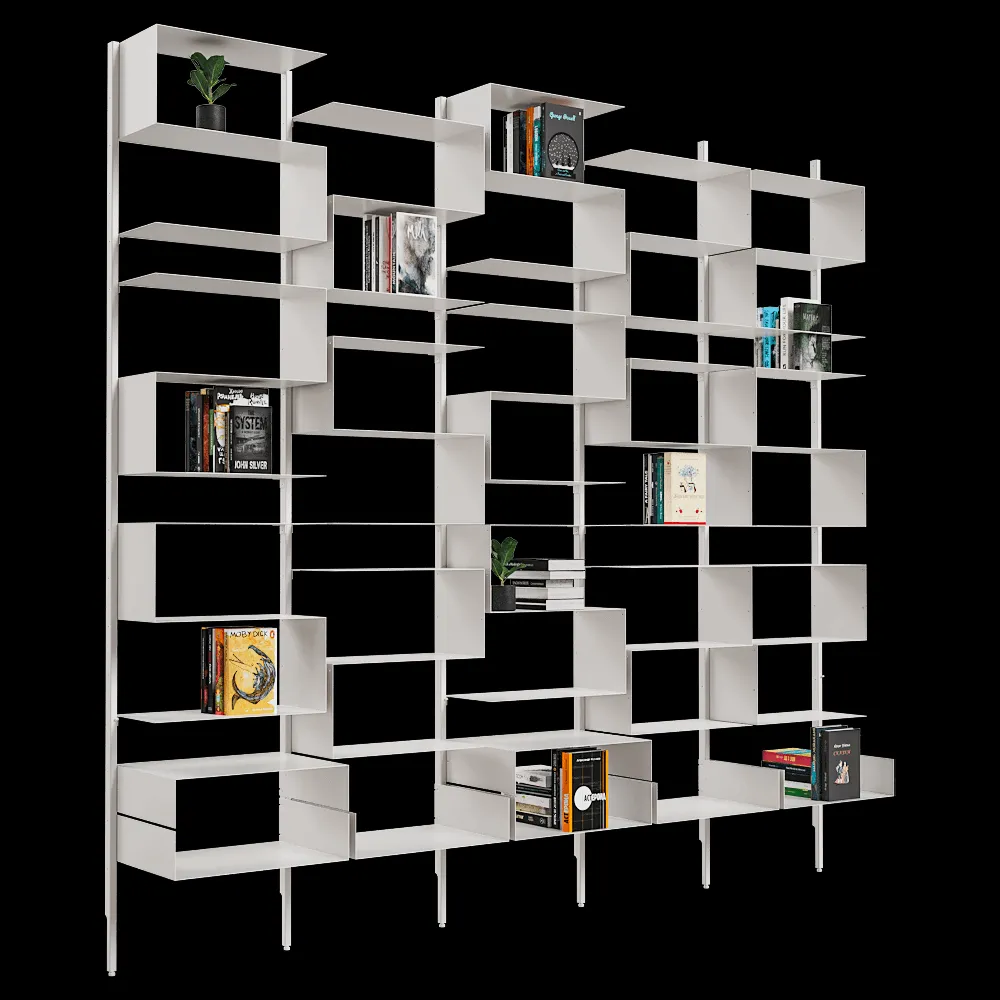 Kriptonite – Bookshelf 25-52 3ds Max