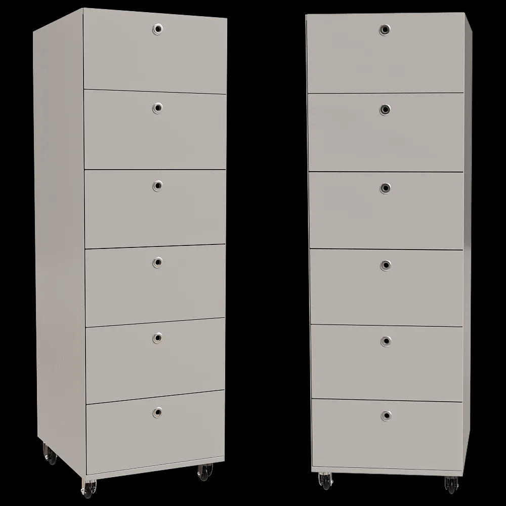 Kriptonite – Drawer unit on wheels 3ds Max