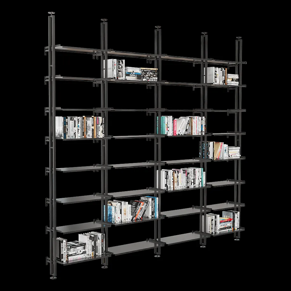 Kriptonite – Wall system of shelves and containers K2 3ds Max