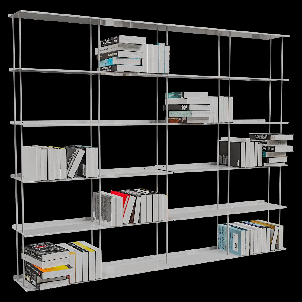 Kriptonite – Wall system of shelves Krossing Midi 3ds Max