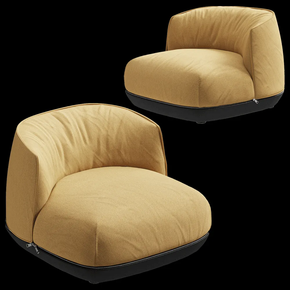 Kristalia – Garden lounge chair Brioni 3ds Max
