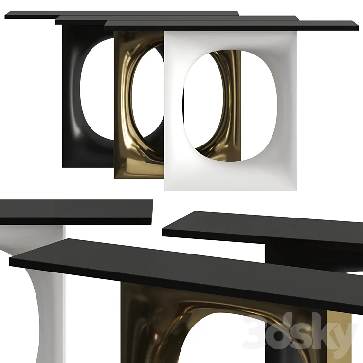 Kristalia Holo Console Tables 3DS Max