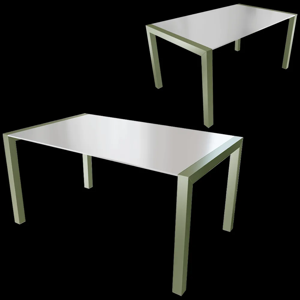 Kristalia – Outdoor table Sushi 3ds Max
