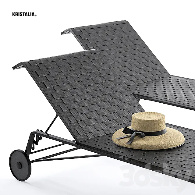 Kristalia Rest lounger 3DS Max Model