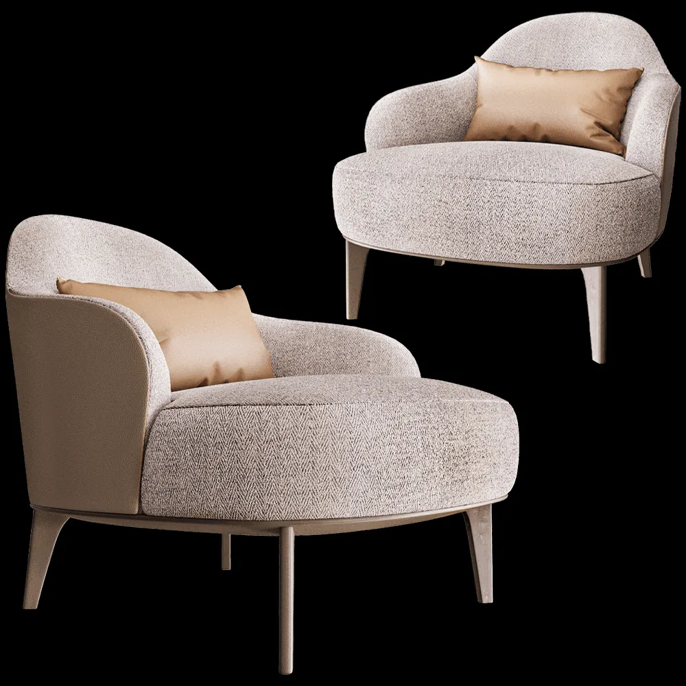 KRISTIE – Armchair Hudson 13 3ds Max