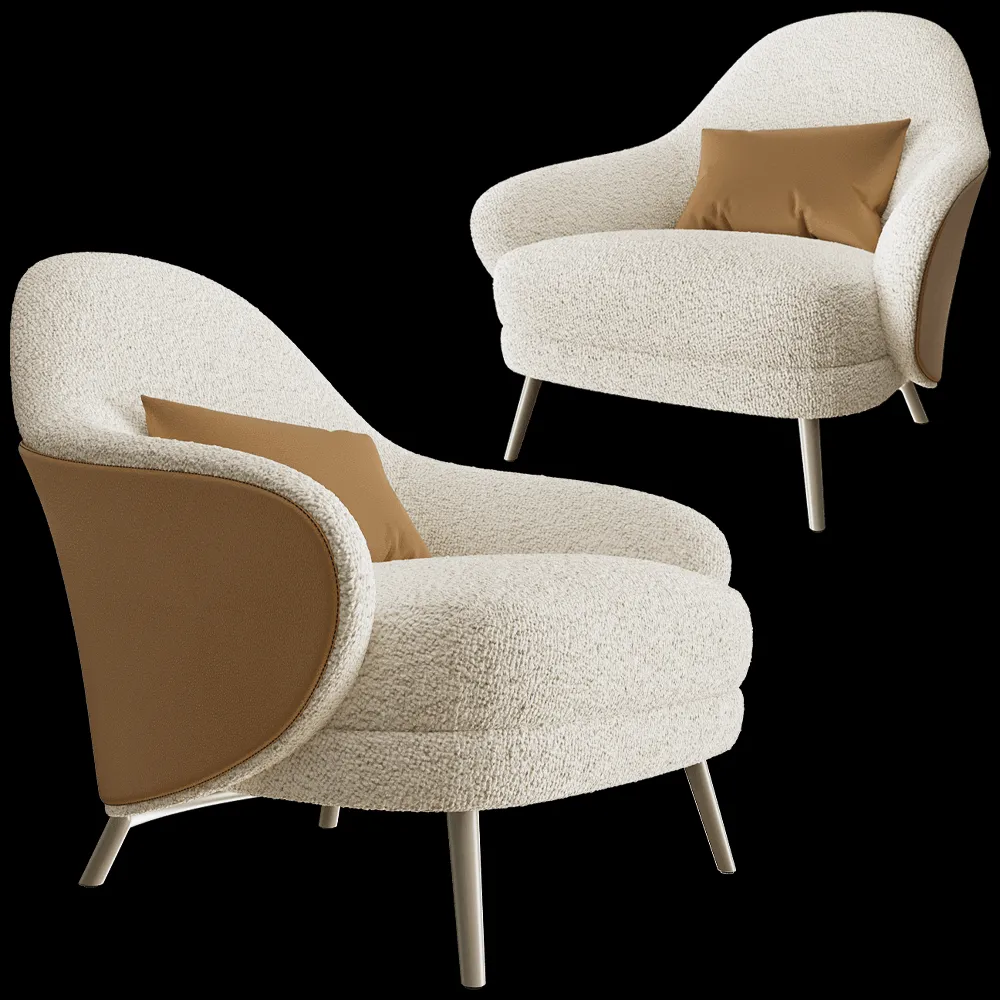 KRISTIE – Armchair Hudson 19 3ds Max