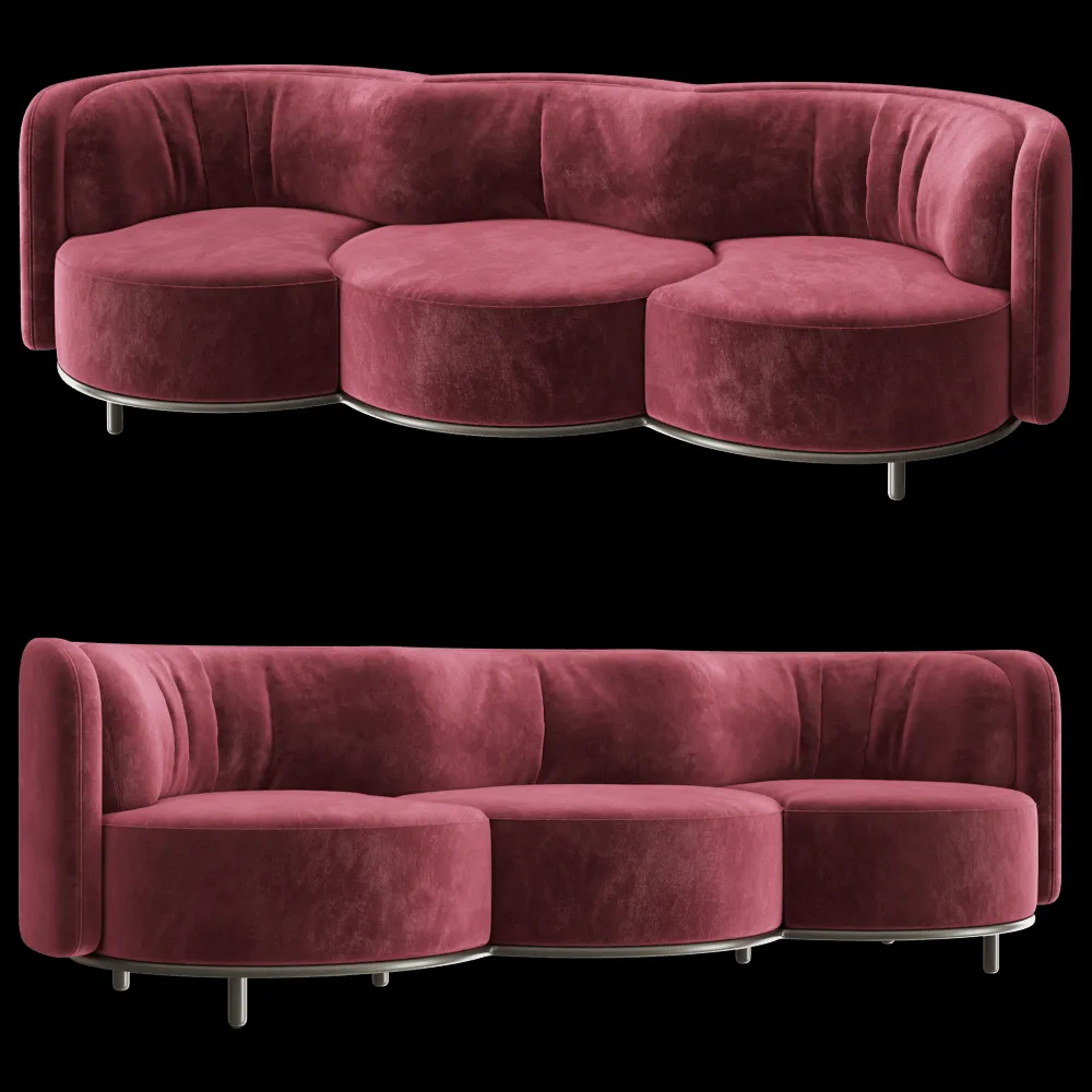 KRISTIE – Sofa Saint Tropez 3ds Max