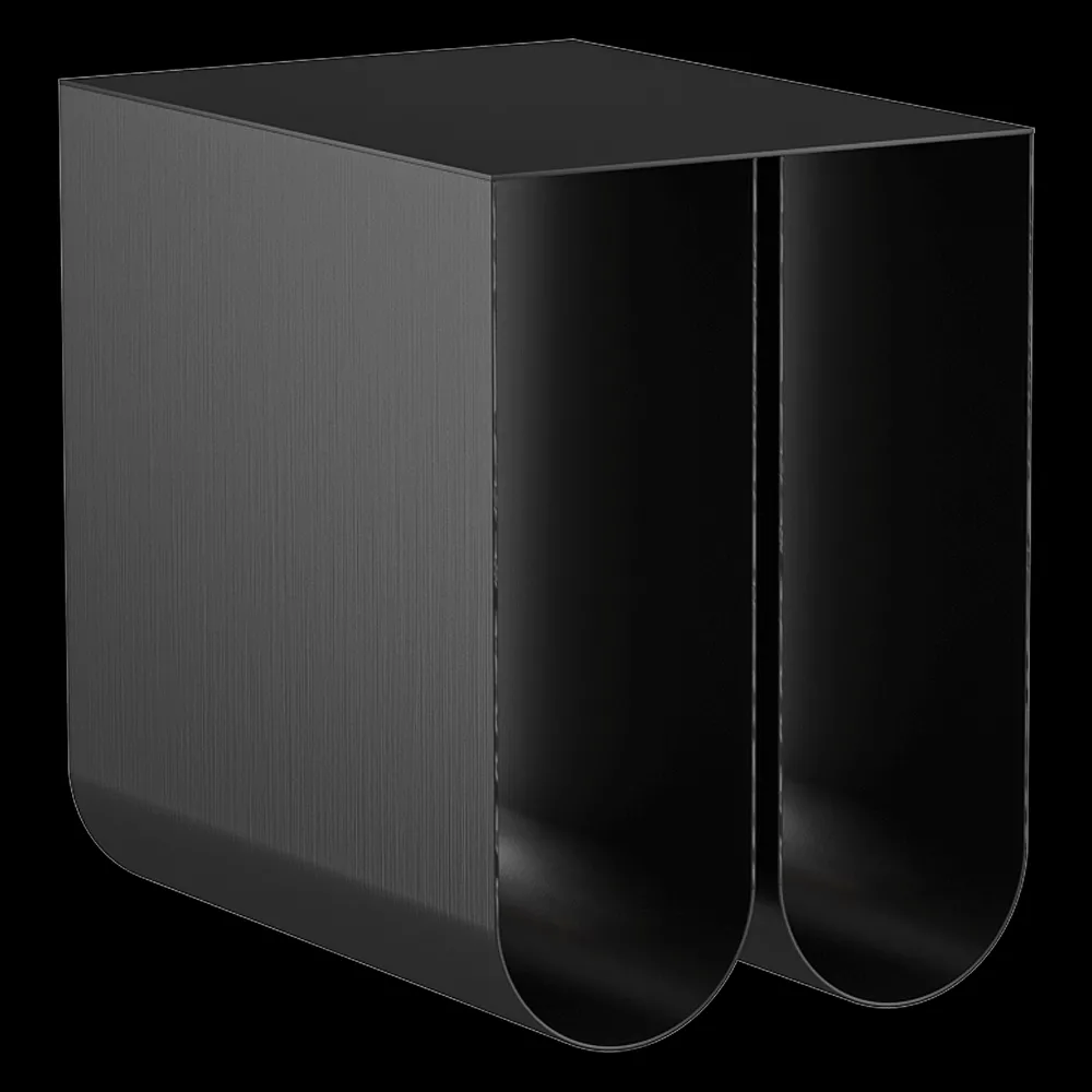 Kristina Dam Studio  – Side table Curved black 3ds Max