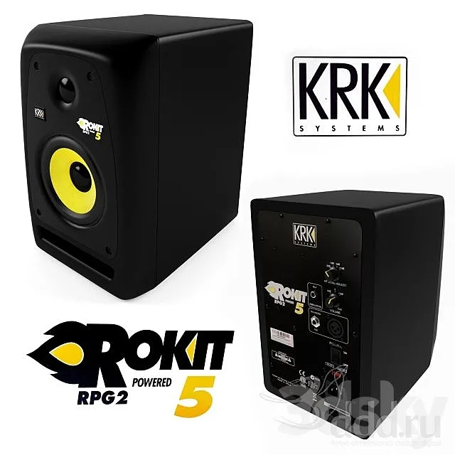 KRK – Rokit5 Studio Monitor 3ds Max