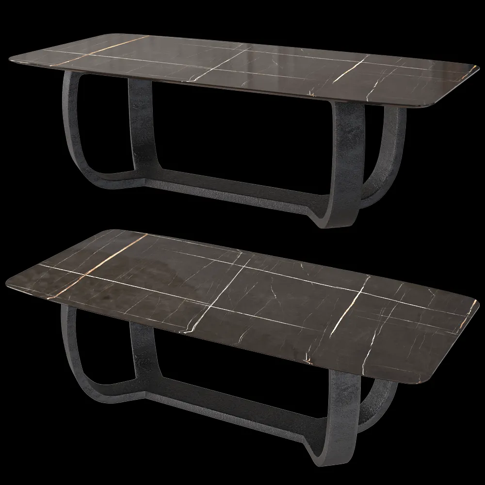 Kronco – Dining table Larson 1 3ds Max