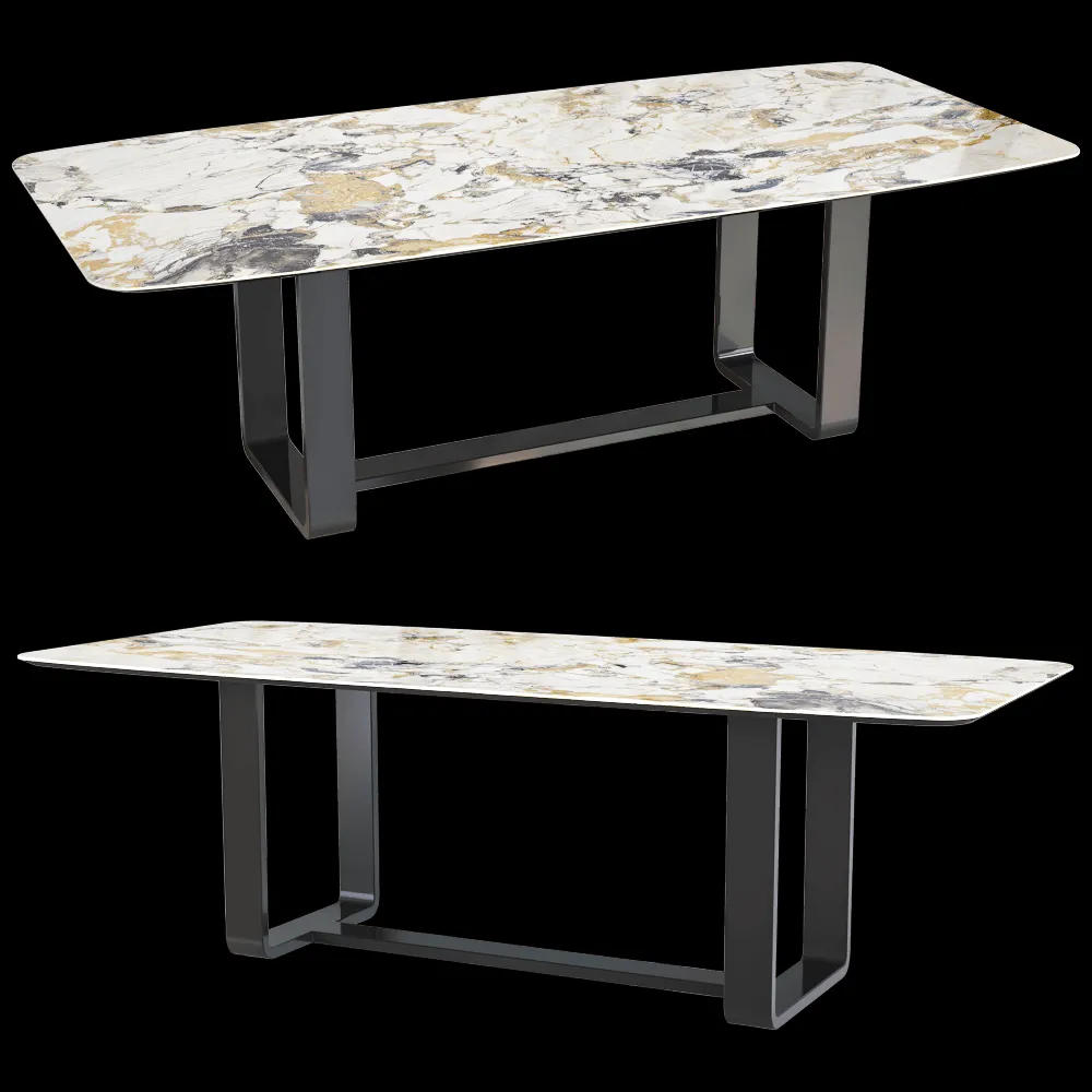 Kronco – Dining table Larson 2 3ds Max