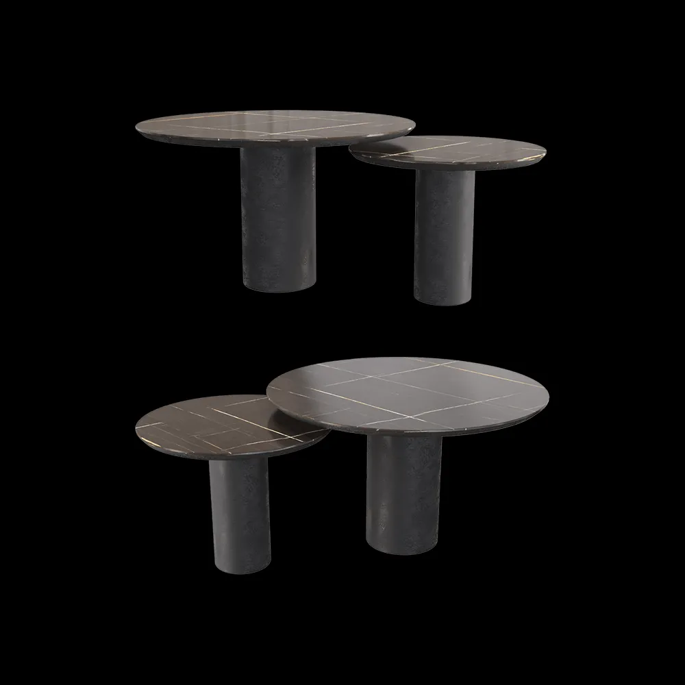 Kronco – Round coffee table Para 3ds Max