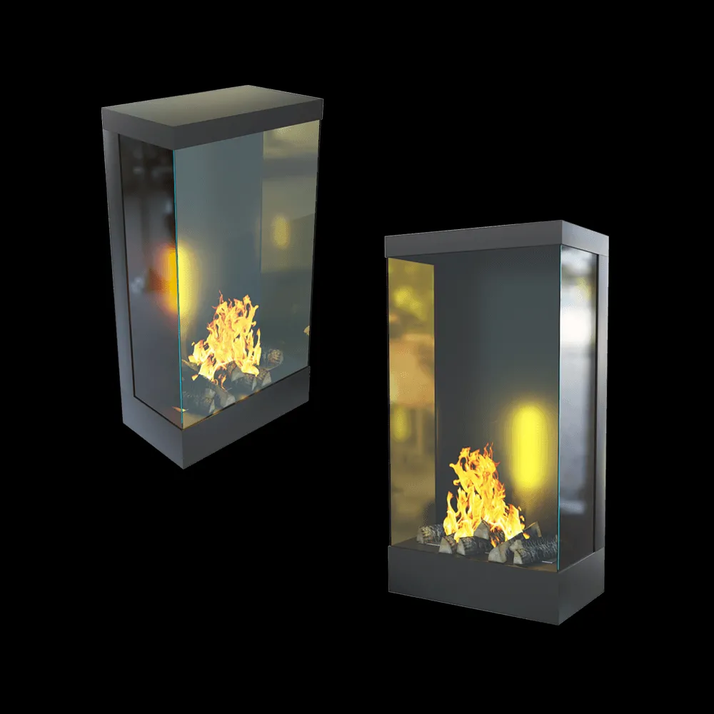 Kronco – Wall biofireplace Kronco Marco 3ds Max
