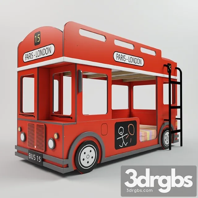 Krovat Dvukhiarusnaia London Bus 3dsmax Download