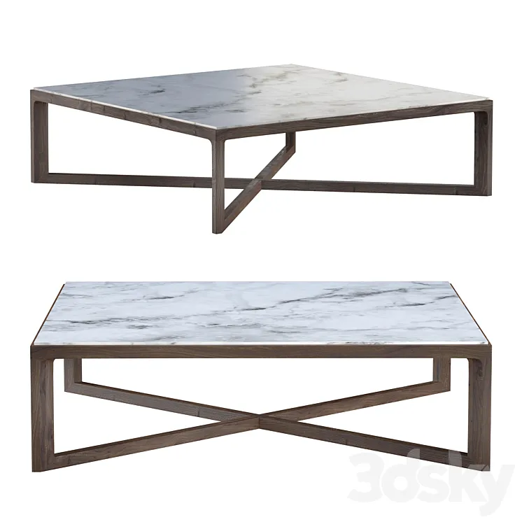 Krusin Coffee Table 3DS Max