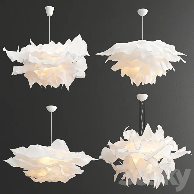 Krusning lamp collection 3ds Max