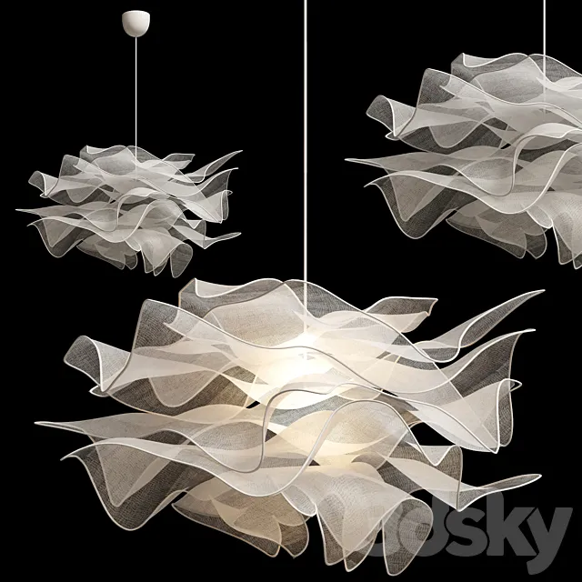 Krusning Pendant Lamp By Ikea 3ds Max