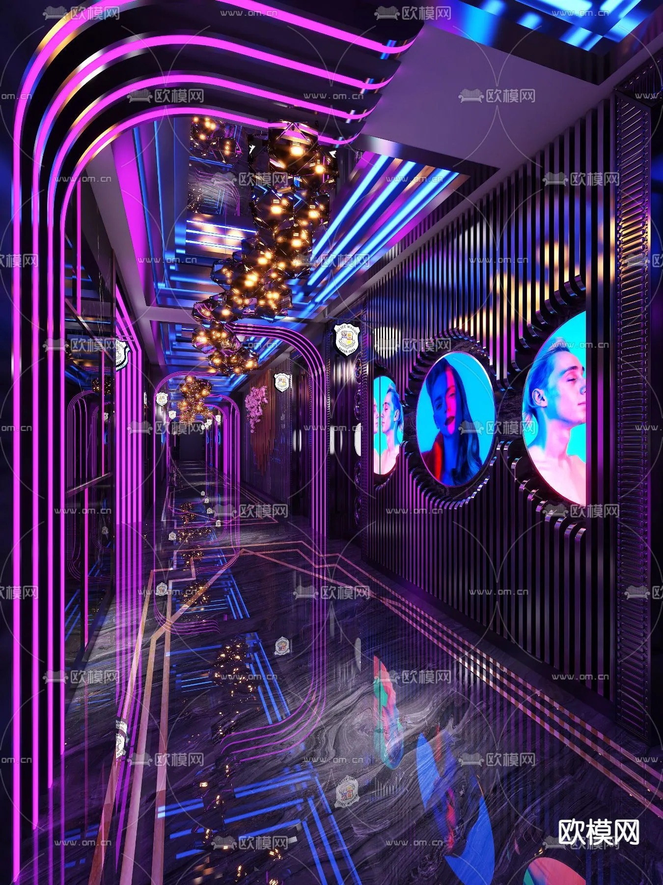 KTV Interior 3D Models – Karaoke – 026 – VRAY Render