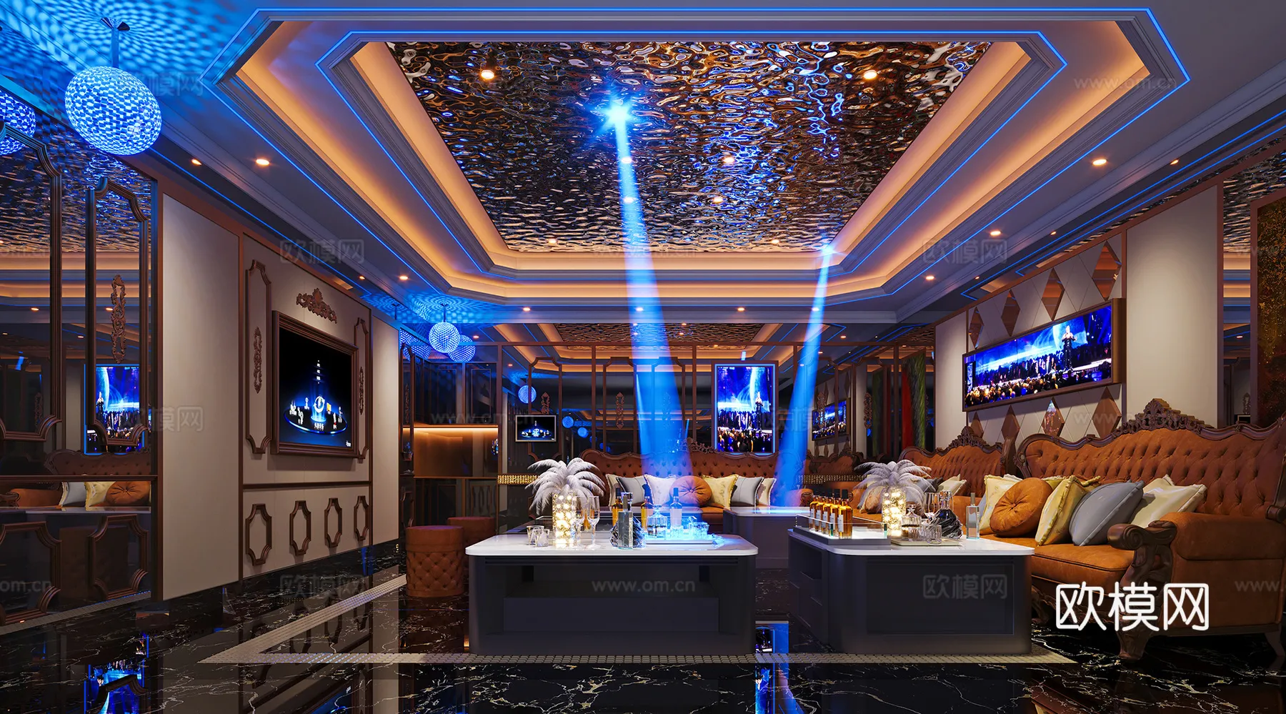 KTV Interior 3D Models – Karaoke – 111 – CORONA Render