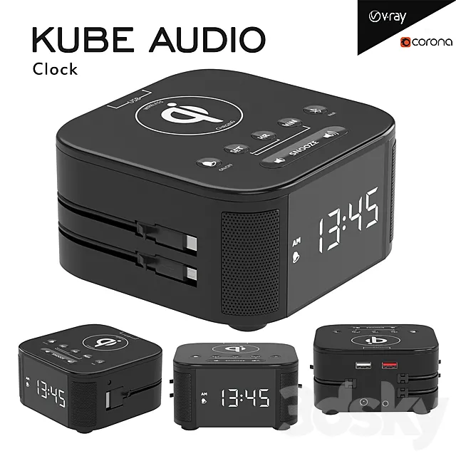 Kube Audio Clock 3DSMax File