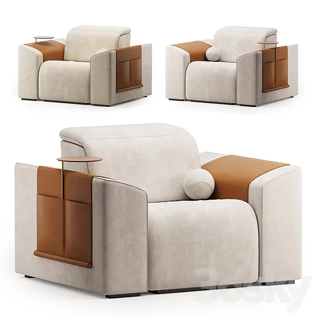 Kubrik armchair 3ds Max