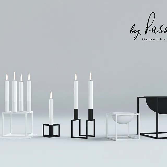 Kubus candlesticks 3DSMax File