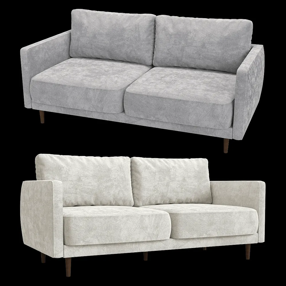 KULT  – 3-seater fixed sofa Rene 3ds Max
