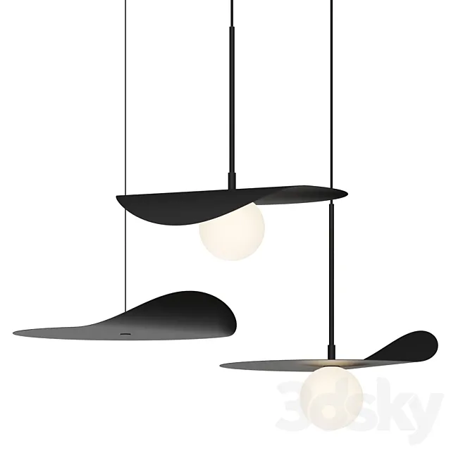 Kundalini Flow Pendant Lamps 3DS Max Model