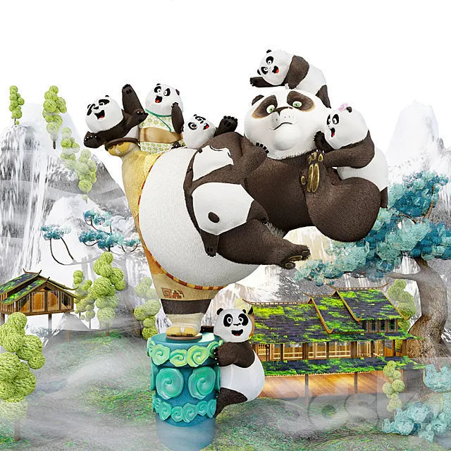 KungFu Panda 3DS Max Model