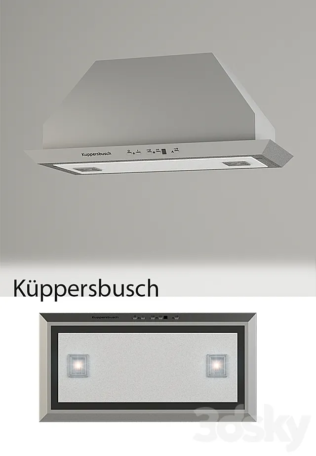 Kuppersbusch built-in Extractor LB 6700E 3DSMax File