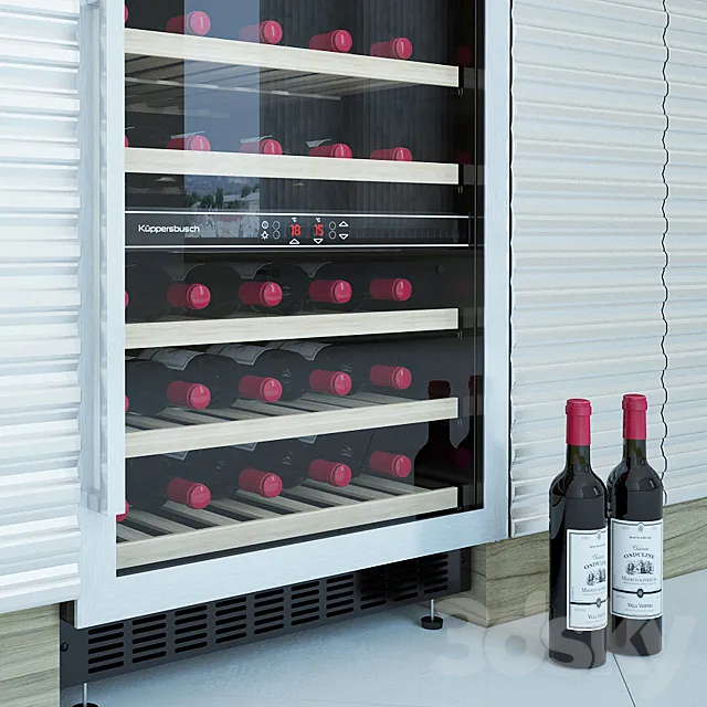 Kuppersbusch UWK 8200-0-2Z Wine Cabinet 3DSMax File