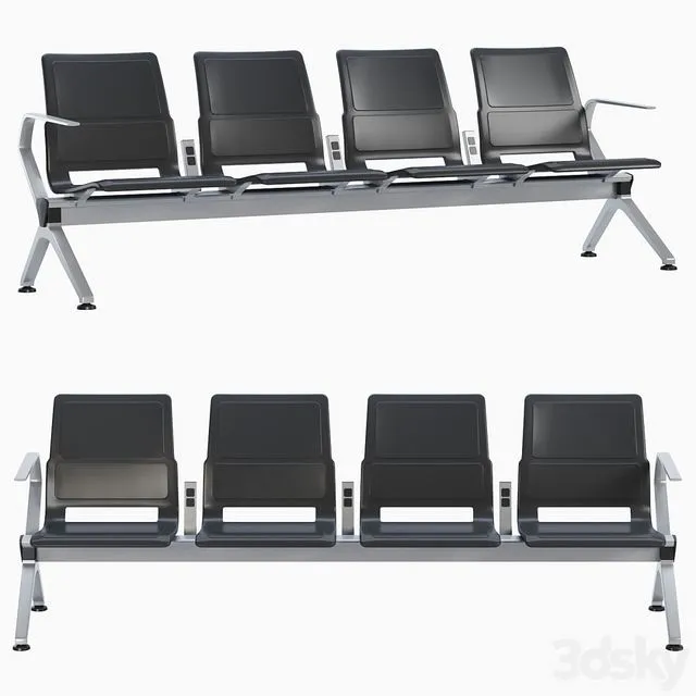 Kusch + Co 8300 V-TRAVEL Bench 3dsMax Model